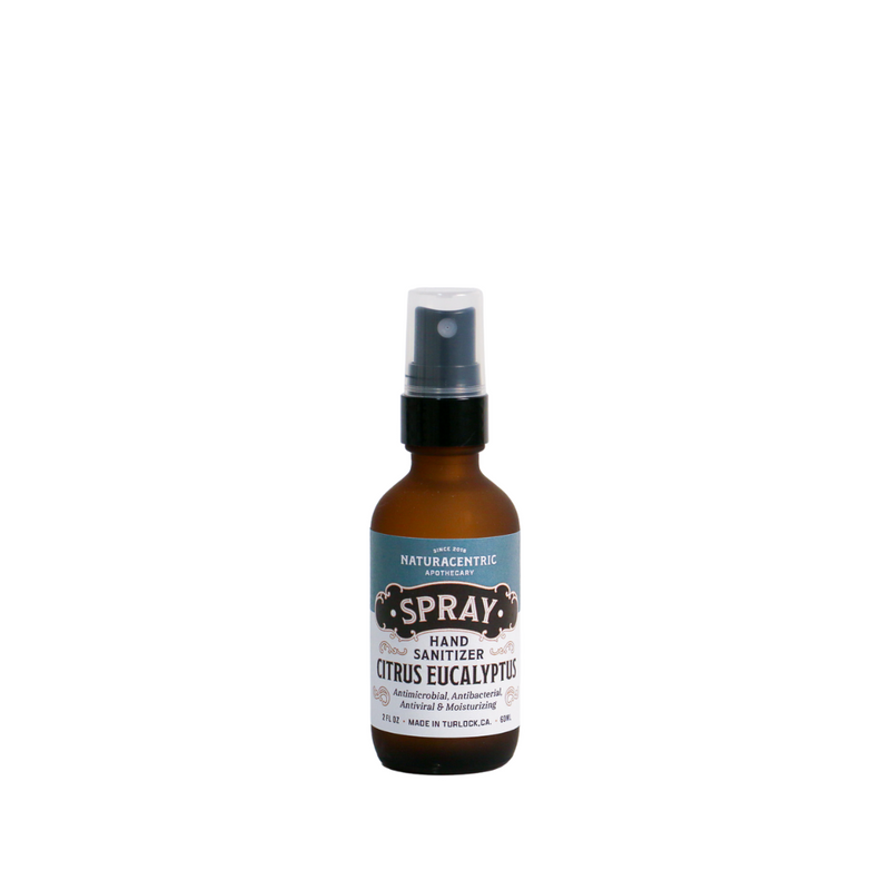 Citrus Eucalyptus Essential Oil Based Hand Sanitizer Spray - Naturacentric