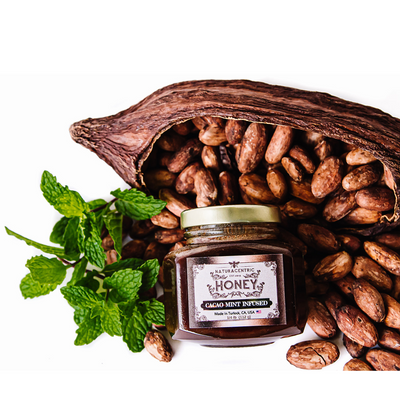 Cacao Mint Infused Honey - Naturacentric 