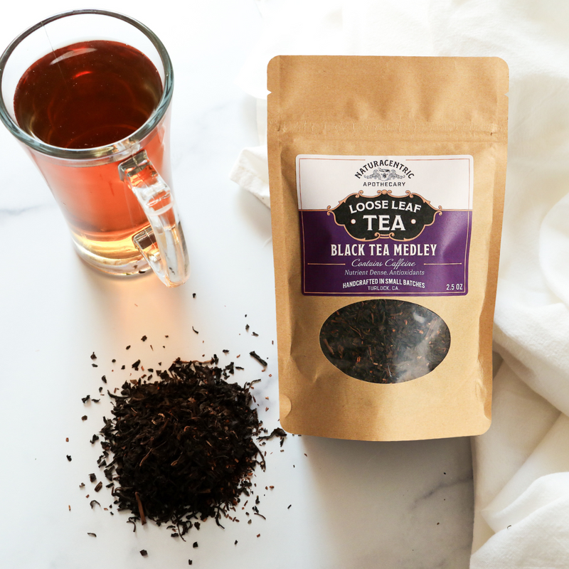 Black Medley Loose Leaf Tea - Naturacentric 