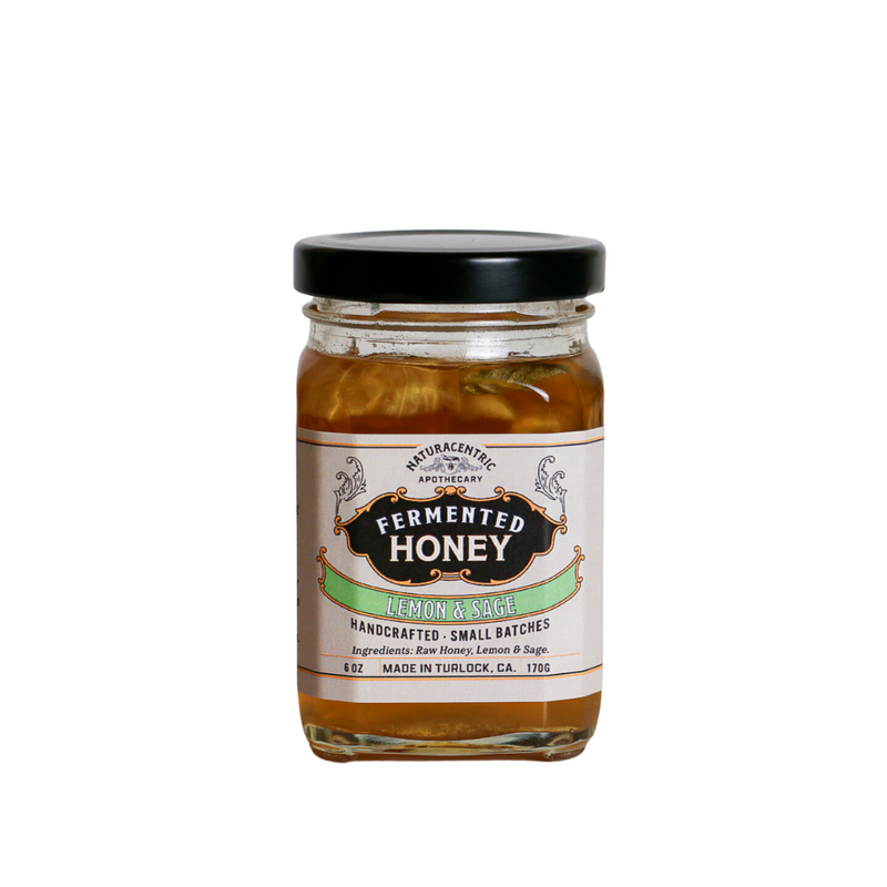 Fermented Lemon & Sage Honey - Naturacentric