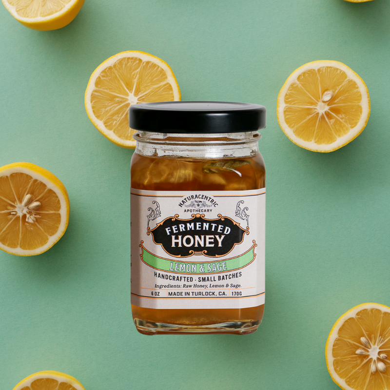 Fermented Lemon & Sage Honey - Naturacentric