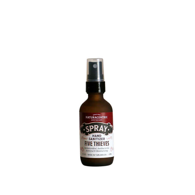 Five Thieves Essential Oil Based Hand Sanitizer Spray - Naturacentric