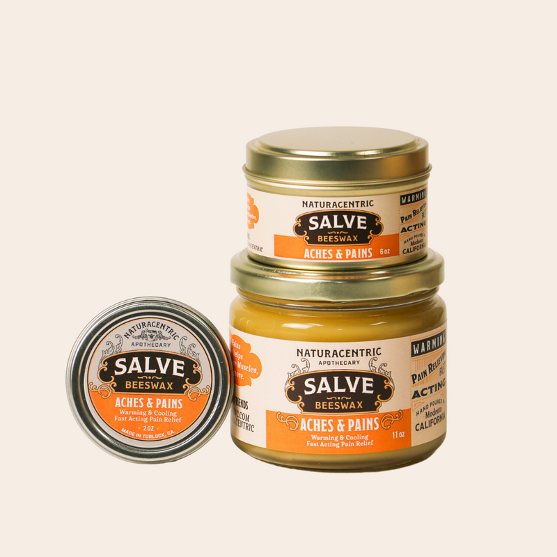 Aches and Pains Beeswax Salve - Naturacentric
