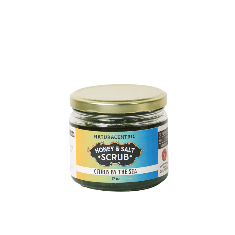 Citrus by the Sea Honey & Salt Scrub - Naturacentric