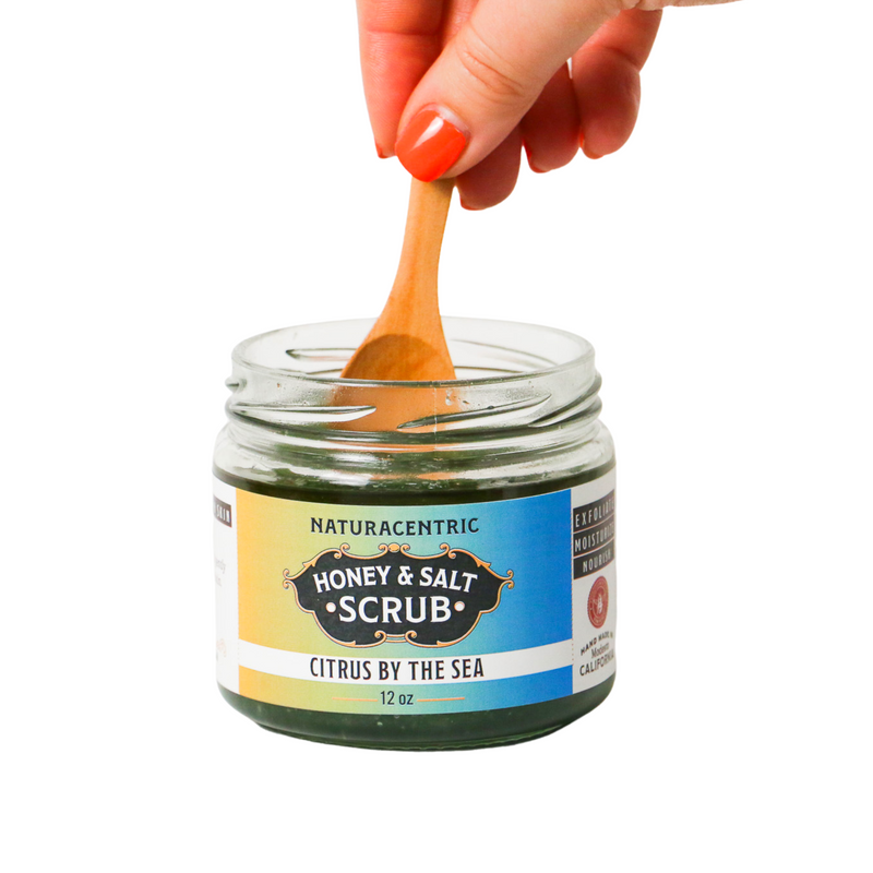 Citrus by the Sea Honey & Salt Scrub - Naturacentric