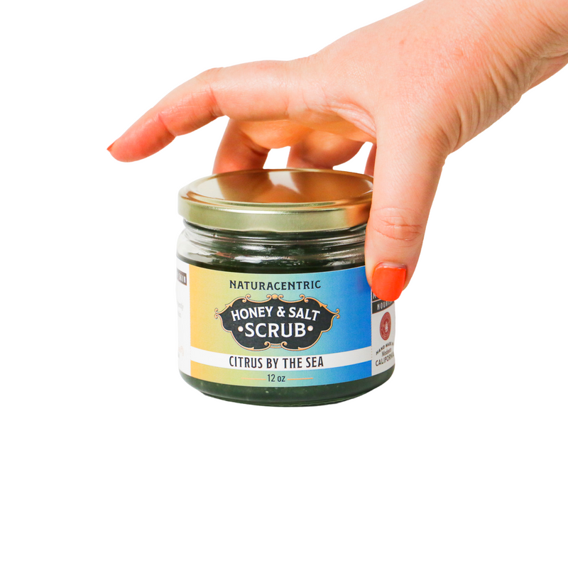 Citrus by the Sea Honey & Salt Scrub - Naturacentric