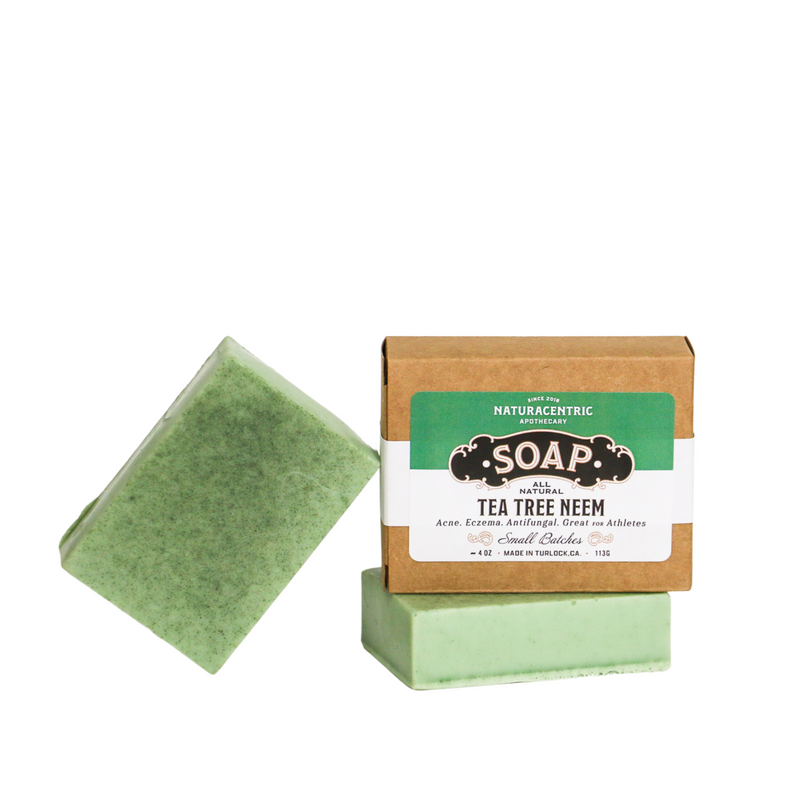 Tea Tree Neem Bar Soap - Naturacentric