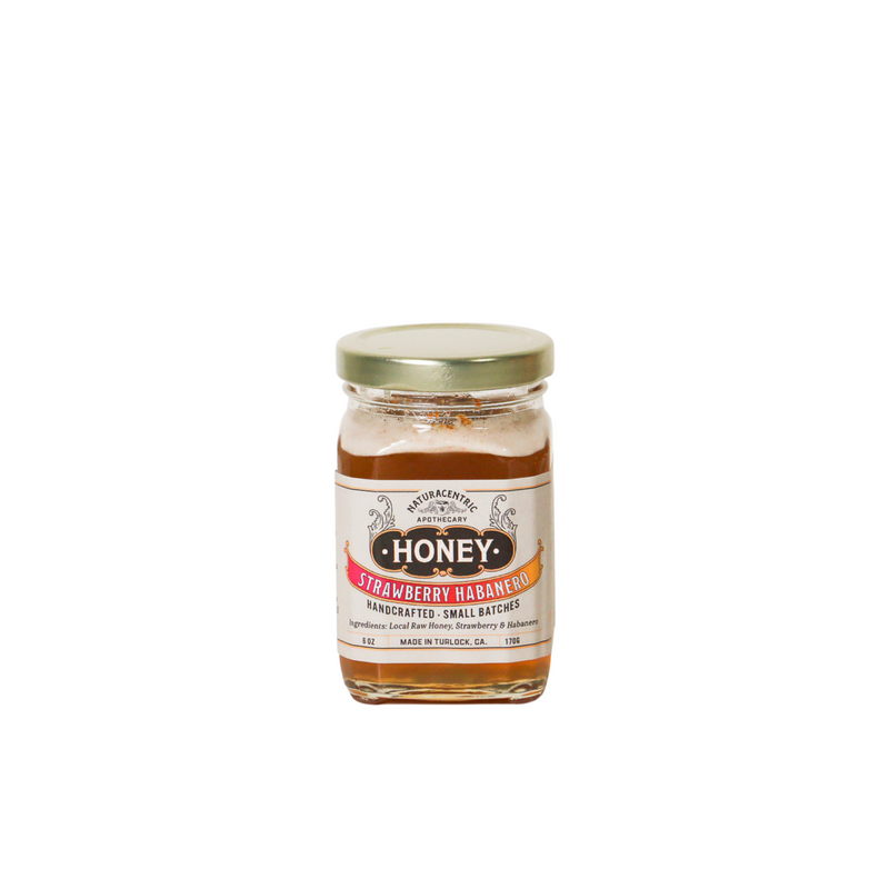 Strawberry Habanero Infused Honey - Naturacentric 
