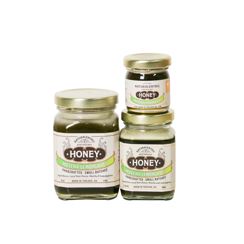 Matcha Lemongrass Infused Honey - Naturacentric