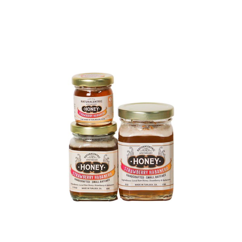 Strawberry Habanero Infused Honey - Naturacentric