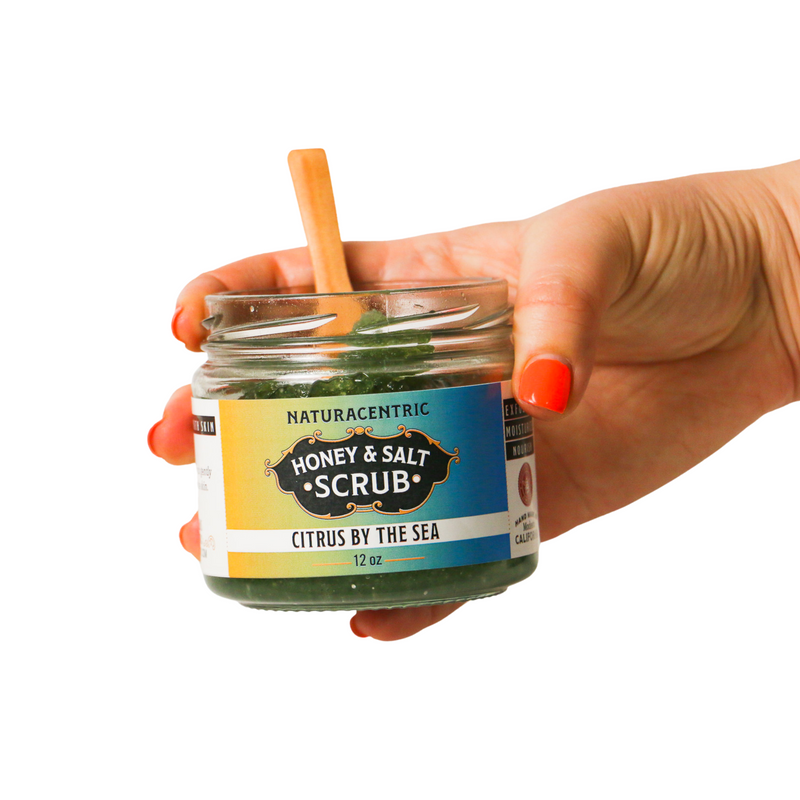 Citrus by the Sea Honey & Salt Scrub - Naturacentric