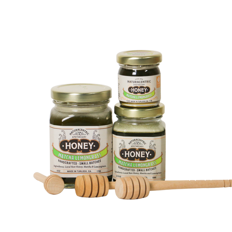 Matcha Lemongrass Infused Honey - Naturacentric