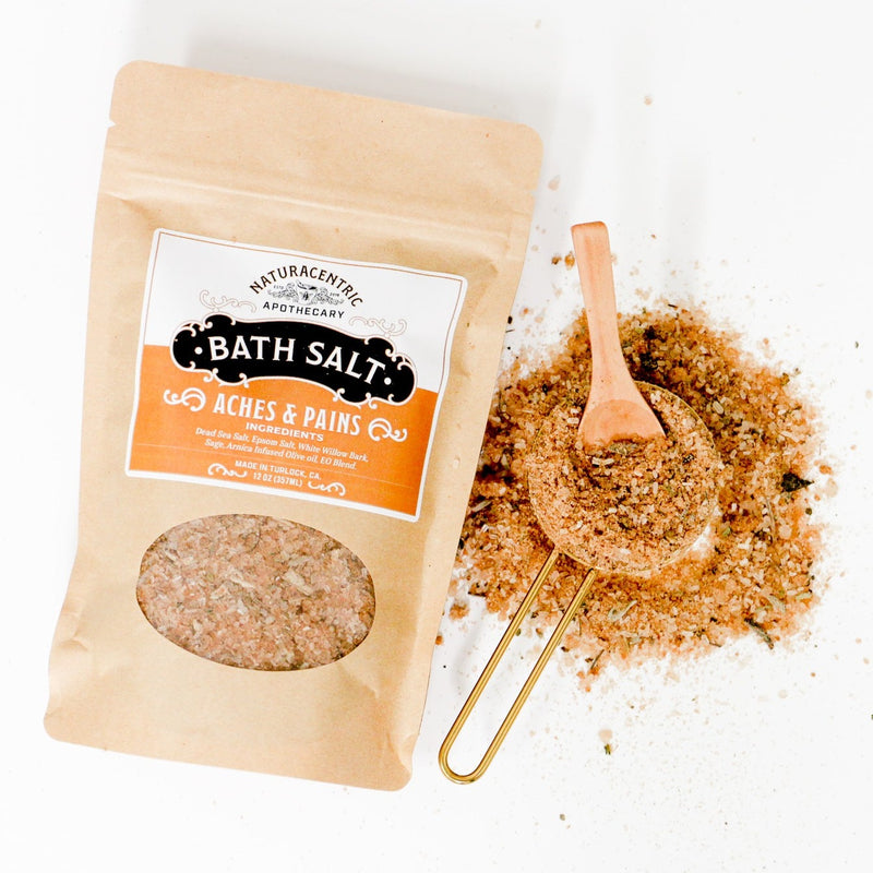 Aches & Pains Bath Salt - Naturacentric 