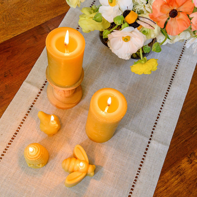 Bee Shaped Bees Wax Candle - Naturacentric