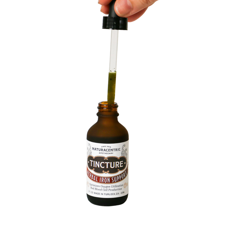 Herbal Iron Support Tincture - Naturacentric 