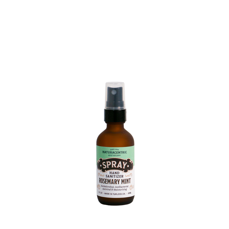 Rosemary Mint Essential Oil Based Hand Sanitizer Spray - Naturacentric 