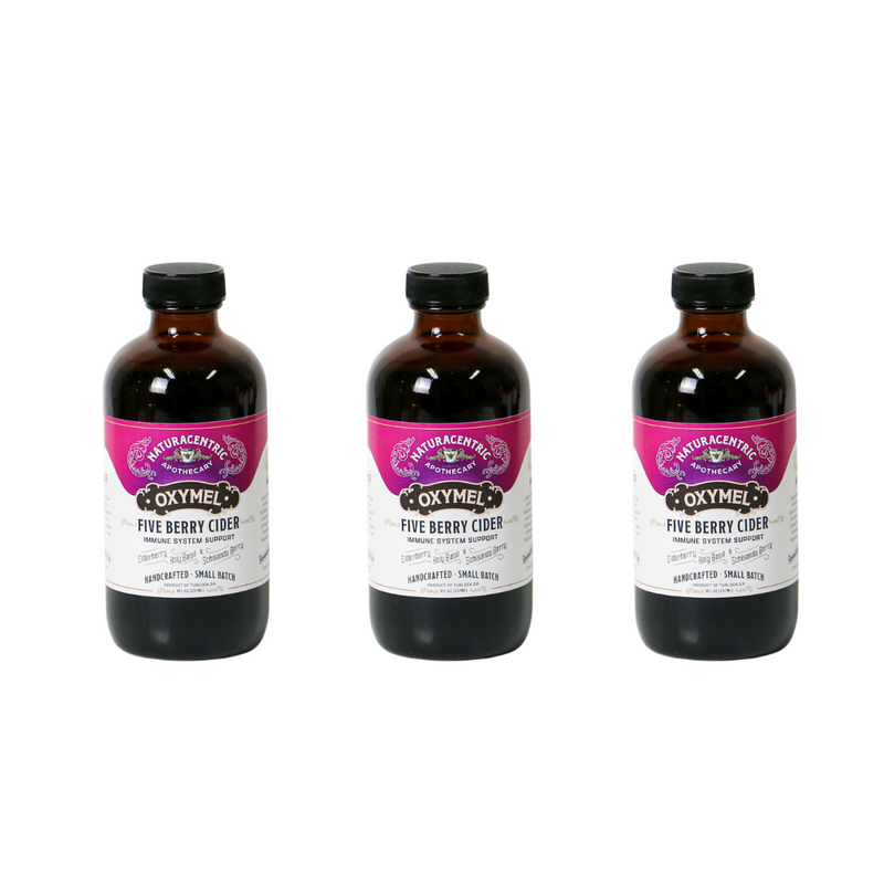 3 Pack of 8 oz Elixir or Oxymel - Naturacentric 