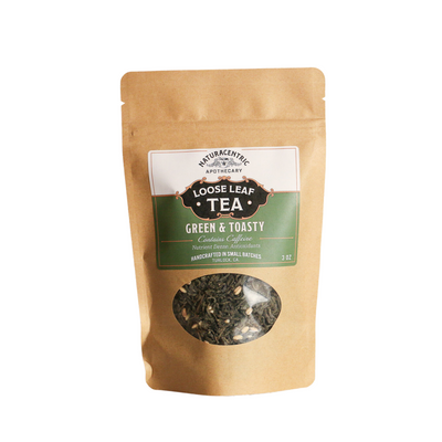 Green & Toasted Loose Leaf Tea - Naturacentric 