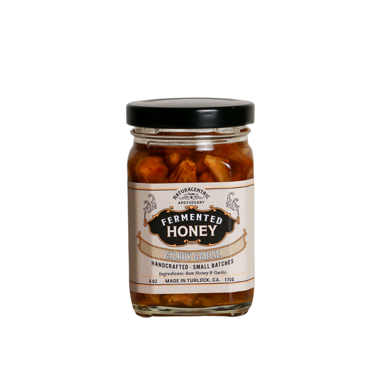 Fermented Gilroy Garlic Honey - Naturacentric 
