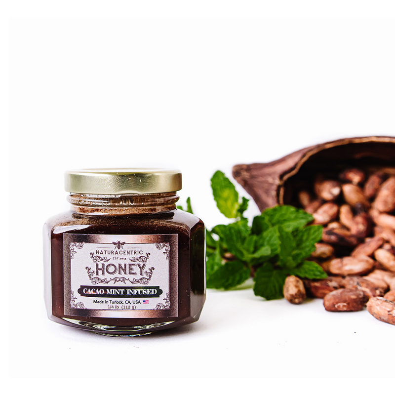 Cacao Mint Infused Honey - Naturacentric 