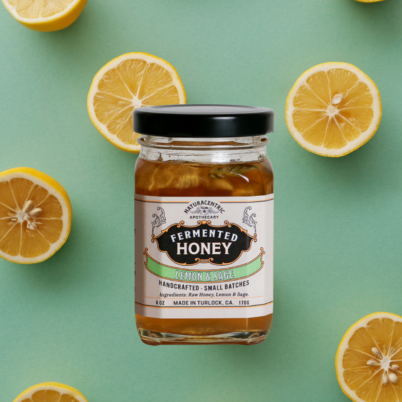 Fermented Lemon & Sage Honey - Naturacentric 
