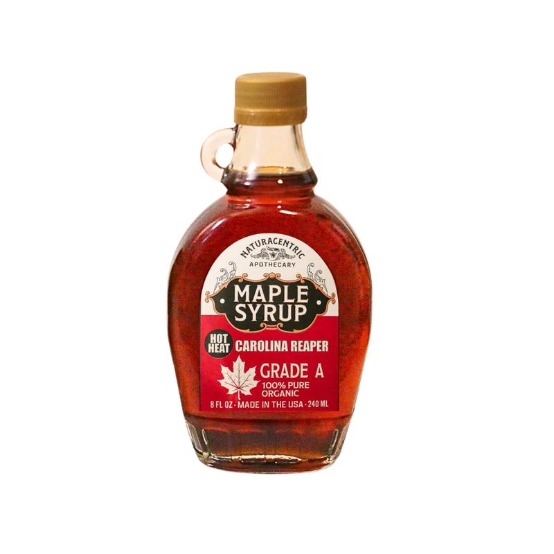 Organic Carolina Reaper Pepper Infused Maple Syrup