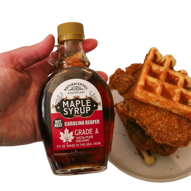 Organic Carolina Reaper Pepper Infused Maple Syrup