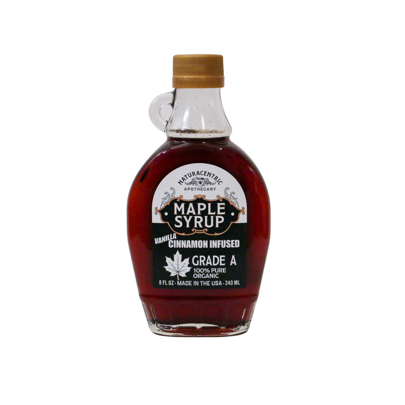 Organic Vanilla Cinnamon Infused Maple Syrup