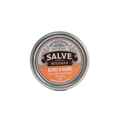 Aches and Pains Beeswax Salve - Naturacentric 