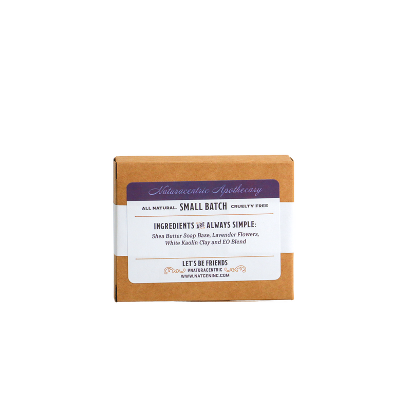 English Lavender Soap Bar - Naturacentric 
