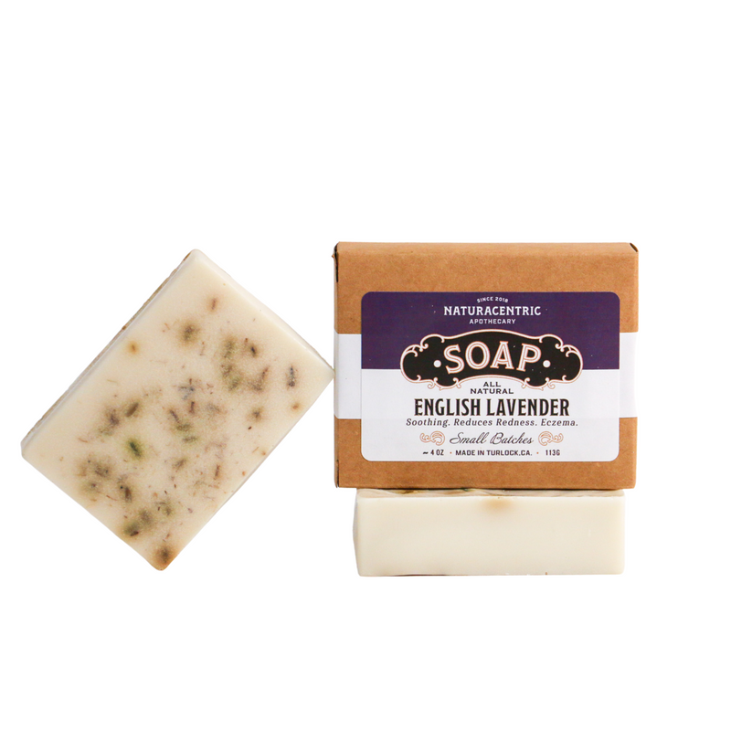 English Lavender Soap Bar - Naturacentric 