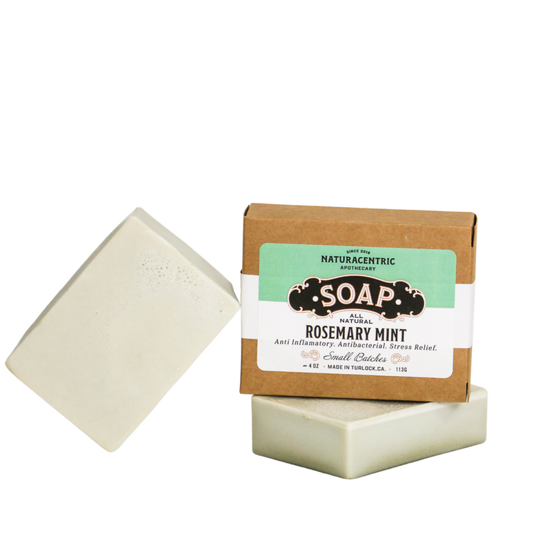 Rosemary Mint Soap Bar - Naturacentric 