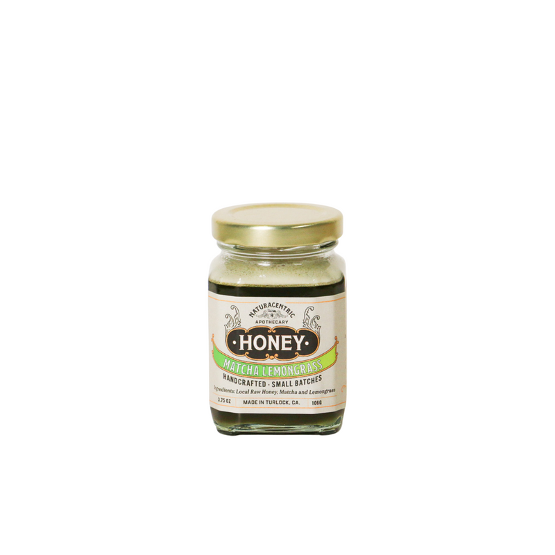 Matcha Lemongrass Infused Honey - Naturacentric 