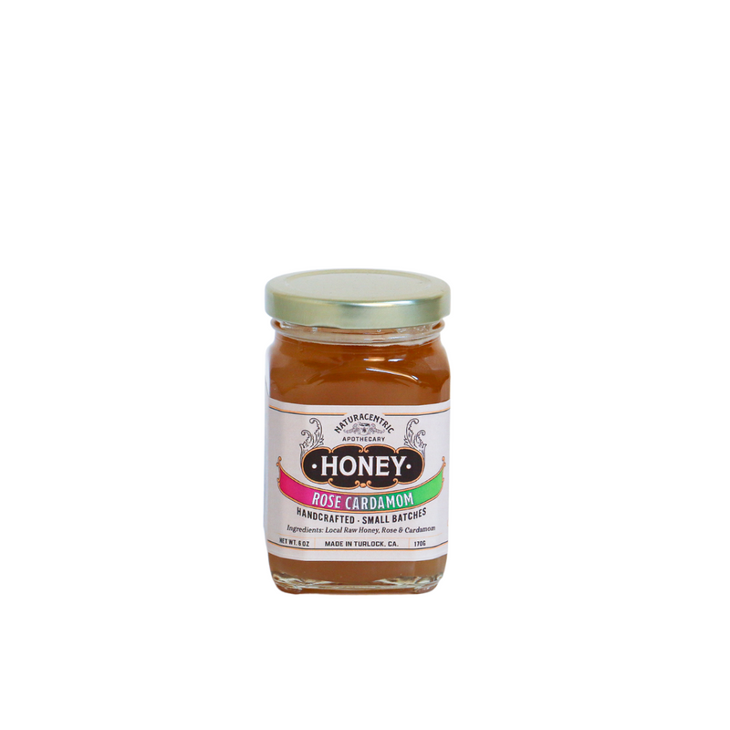 Rose Cardamom Infused Honey - Naturacentric 