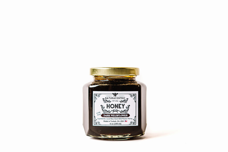 Dark Wild Flower Local Raw Honey - Naturacentric 
